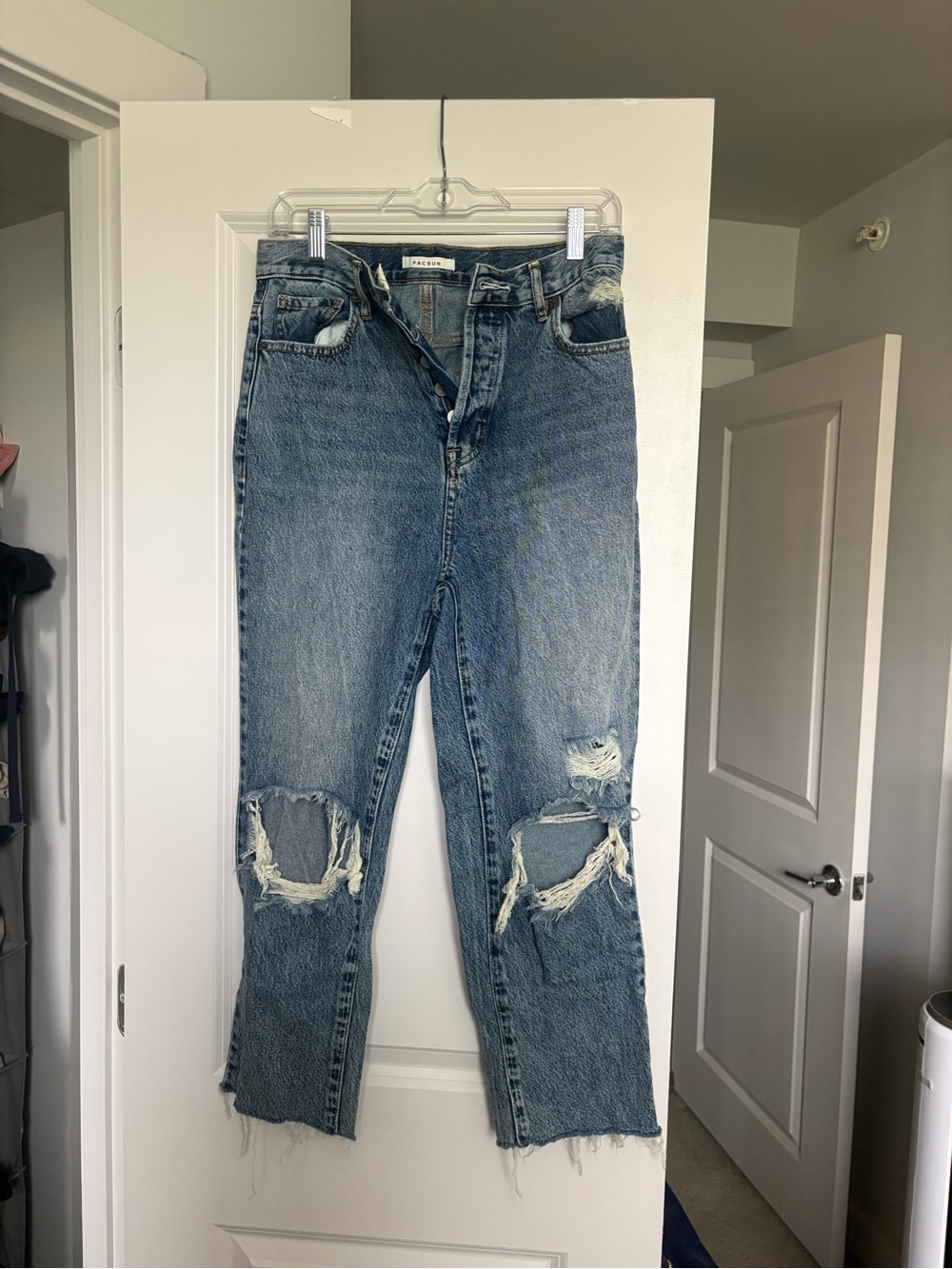 Pacsun high rise straight jeans